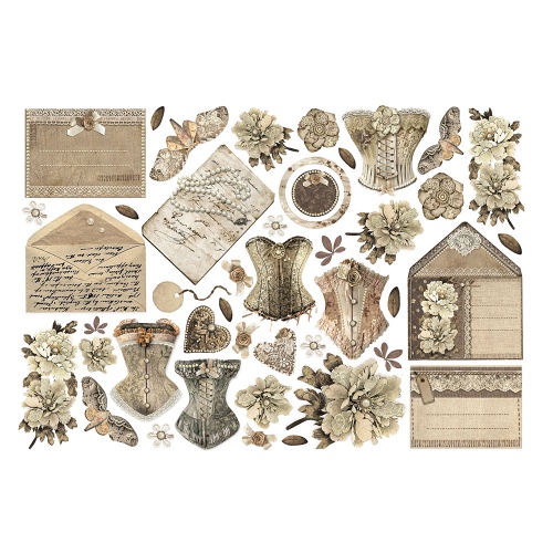 Stamperia Old Lace Adhesive Cut-outs Ephemera  - 2