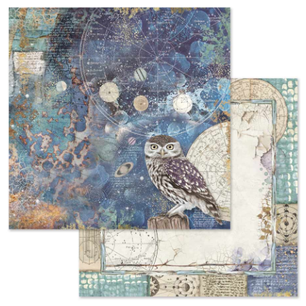 Stamperia Paper Pad 12X12 - Cosmos - 11