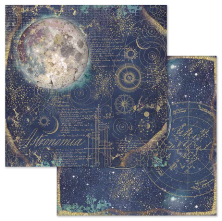 Stamperia Paper Pad 12X12 - Cosmos - 4