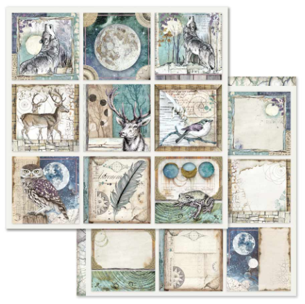 Stamperia Paper Pad 12X12 - Cosmos - 3