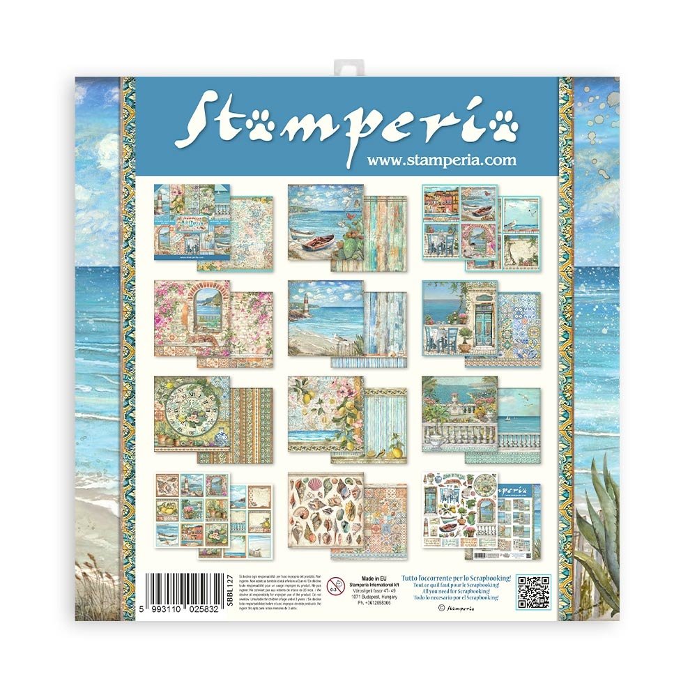Stamperia Paper Pad 12X12 - Blue Dream - 2
