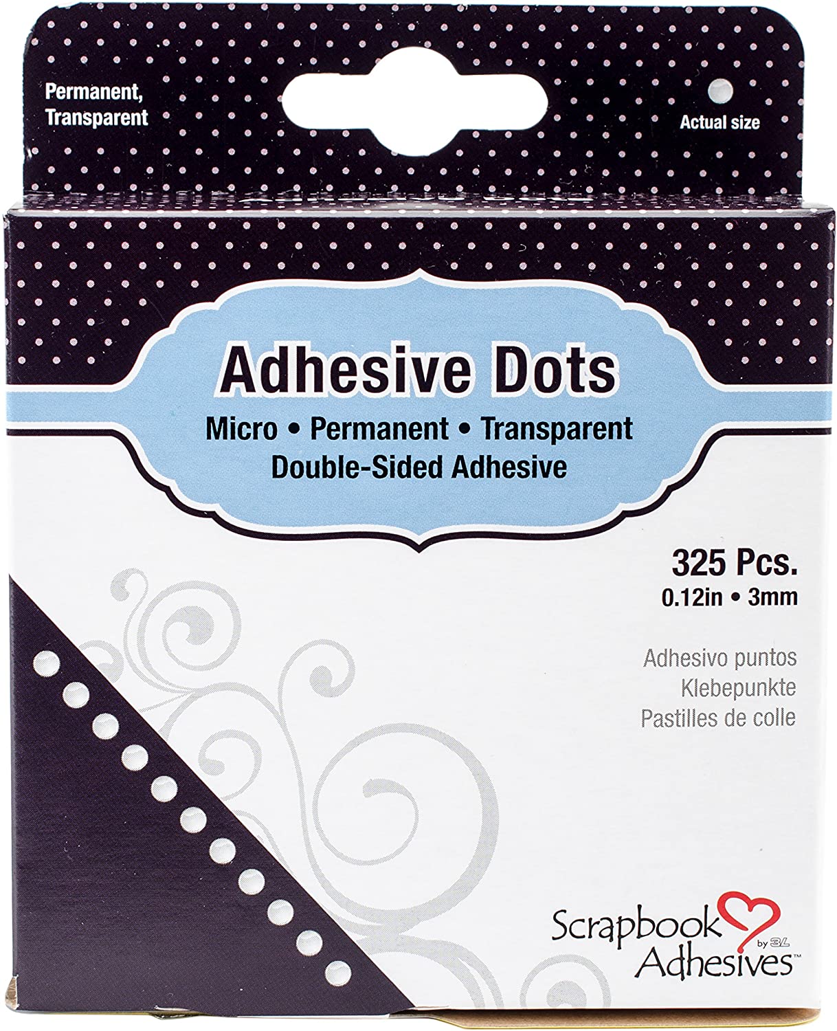 Scrapbook Adhesives 3L adhesive micro dots 3 mm  