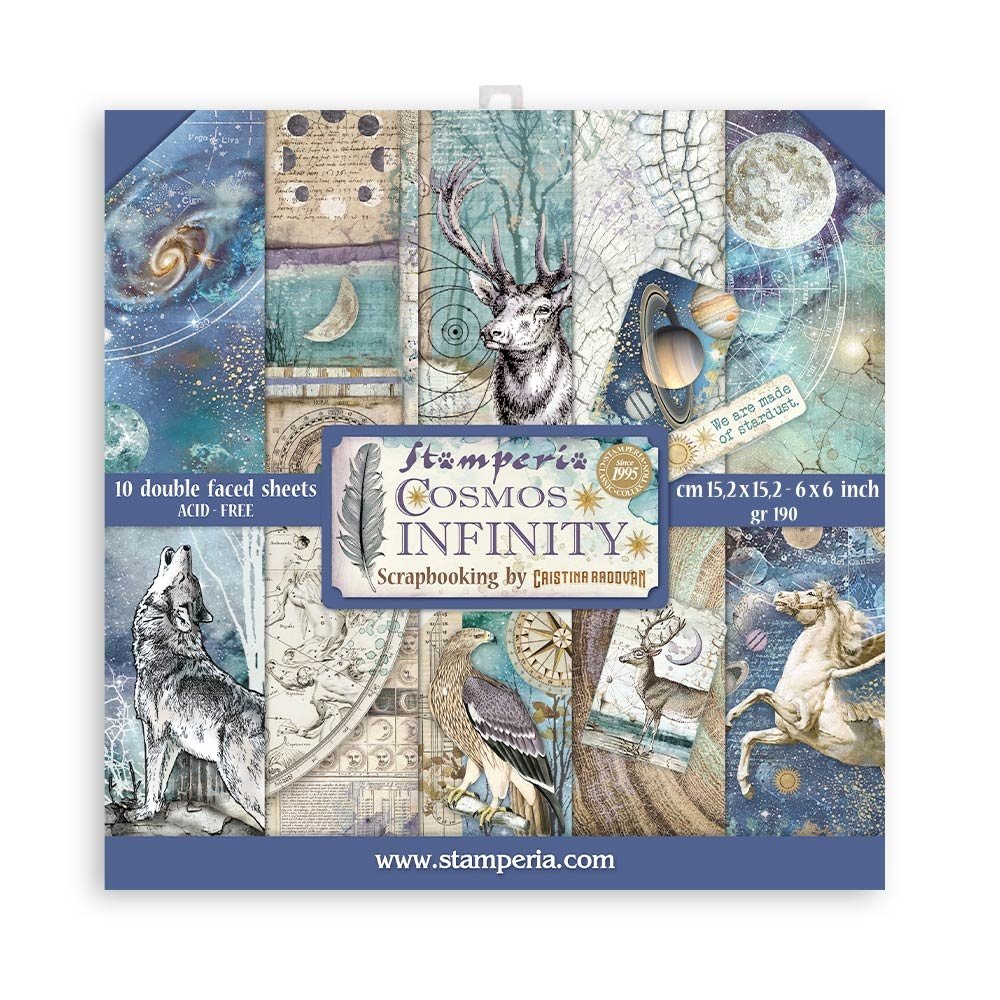 Stamperia Paper Pad 6x6 - Cosmos Infinity