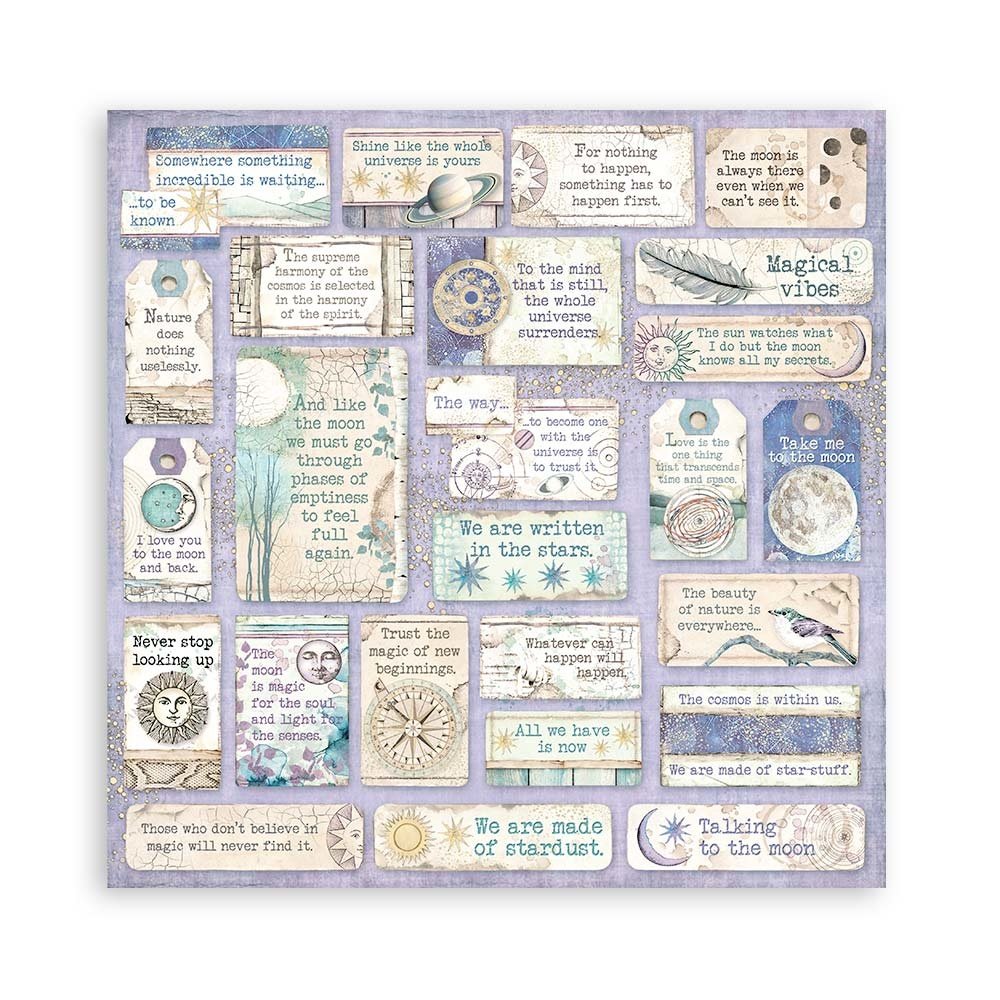 Stamperia Paper Pad 12X12 - Cosmos Infinity - 2