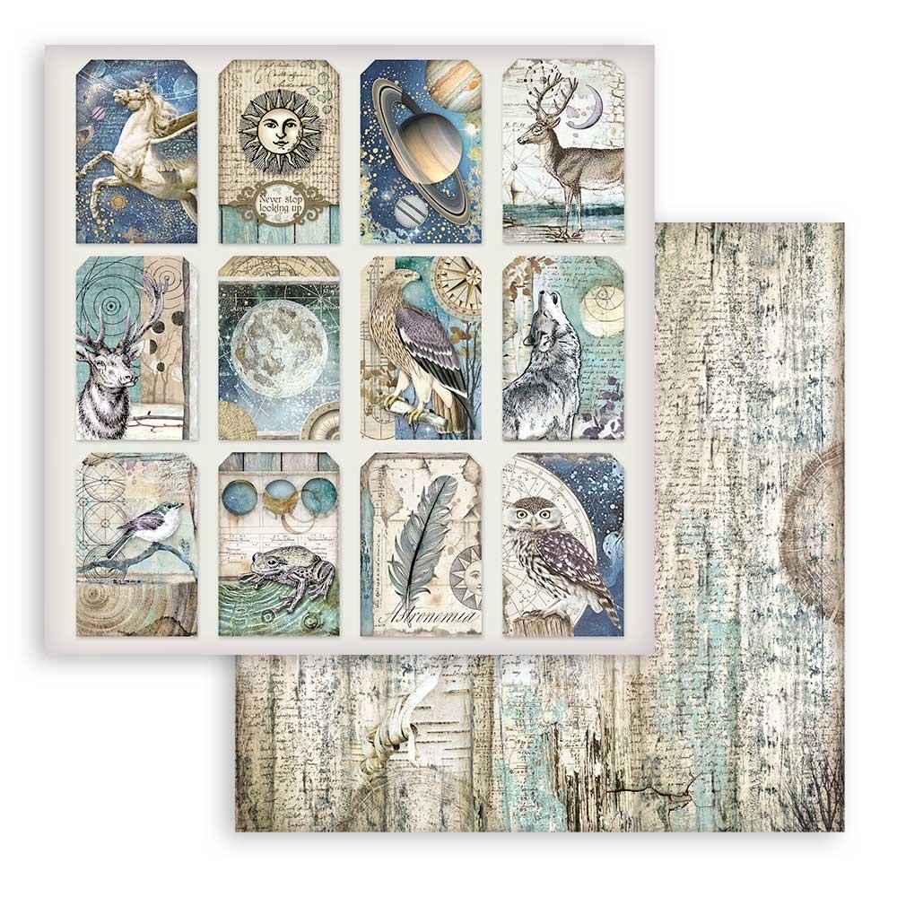 Stamperia Paper Pad 12X12 - Cosmos Infinity - 8
