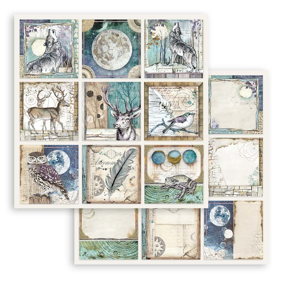 Stamperia Paper Pad 12X12 - Cosmos Infinity - 4