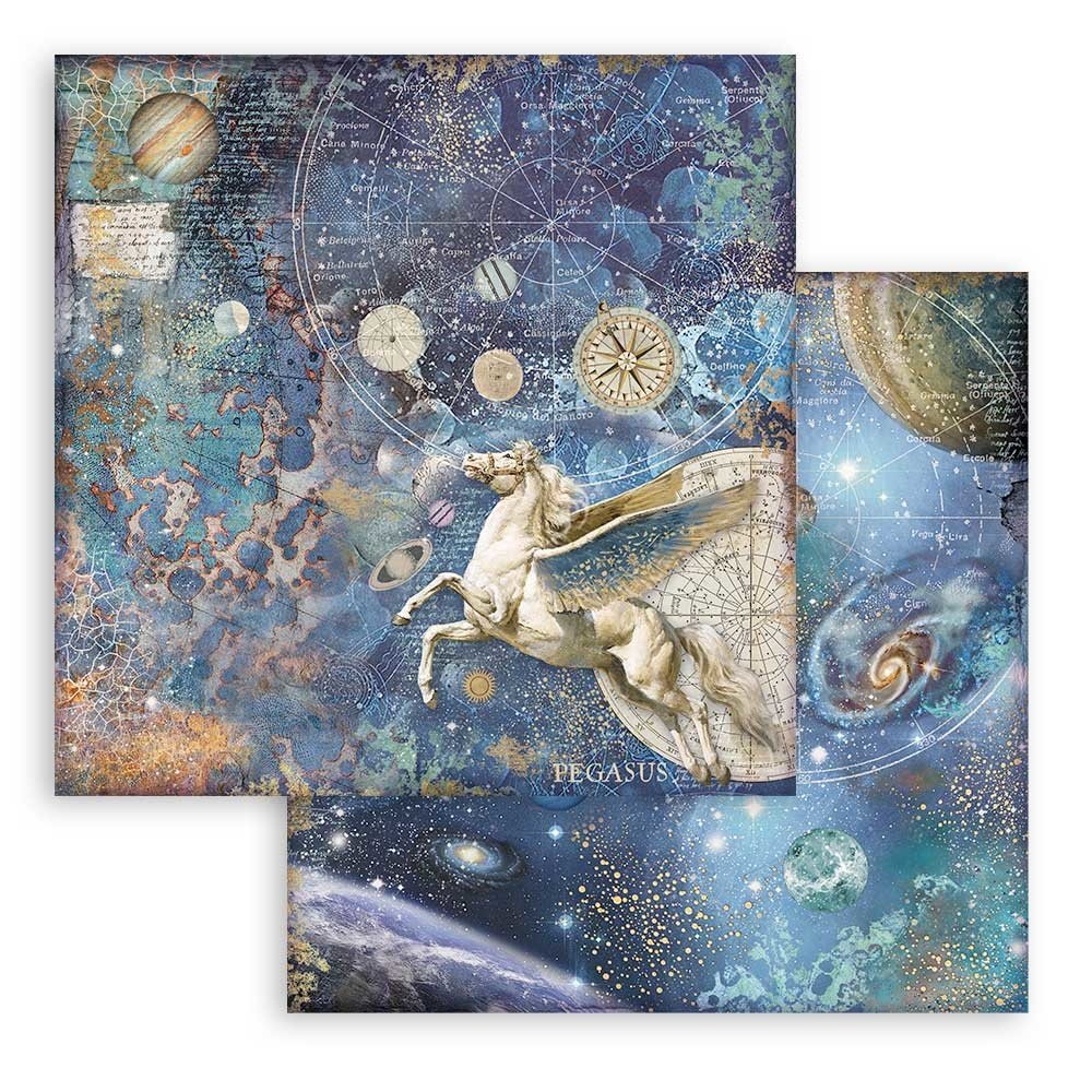 Stamperia Paper Pad 12X12 - Cosmos Infinity - 9