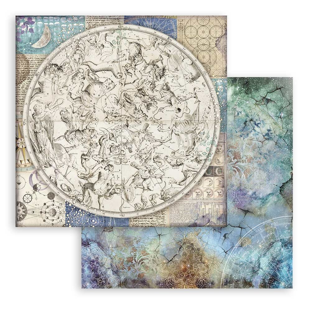 Stamperia Paper Pad 12X12 - Cosmos Infinity - 6