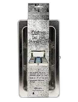 Distress ink pad storage tin