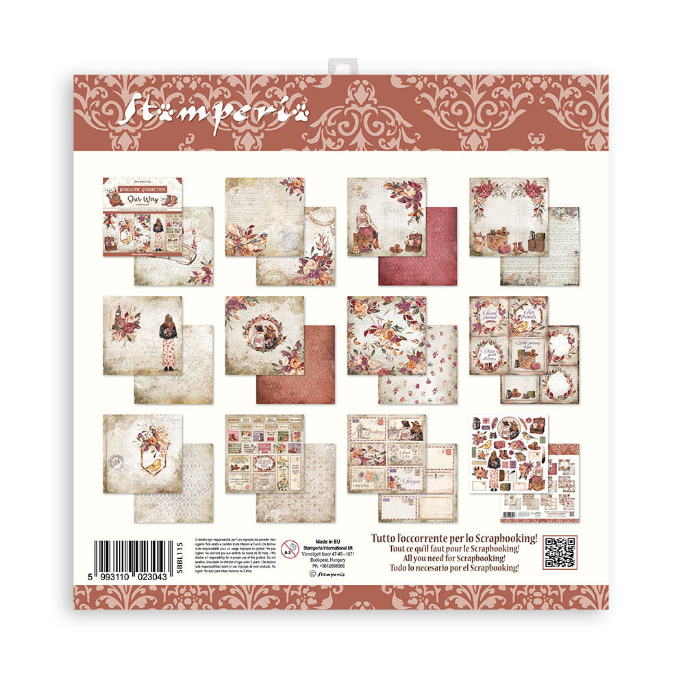 Stamperia Paper Pad 12X12 - Our Way - 2