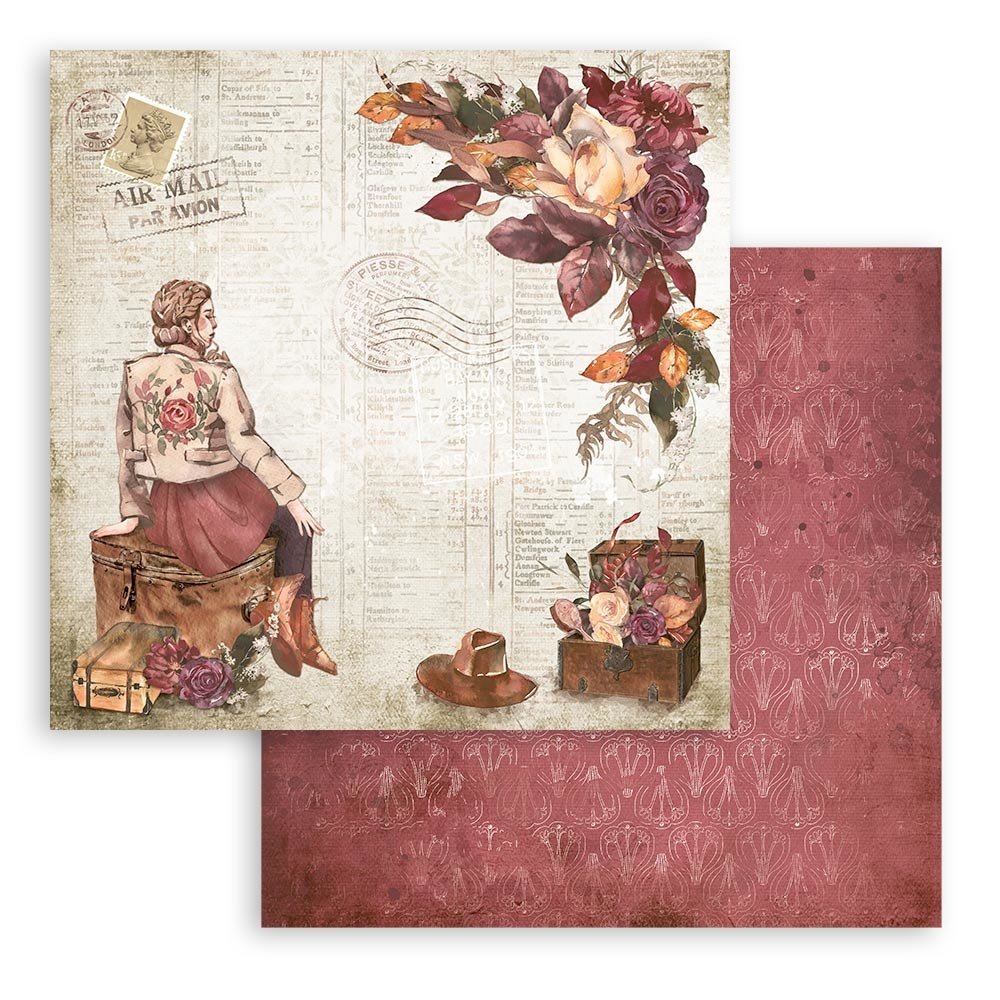 Stamperia Paper Pad 12X12 - Our Way - 8
