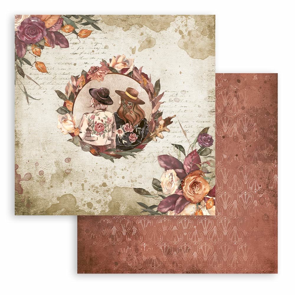 Stamperia Paper Pad 12X12 - Our Way - 7