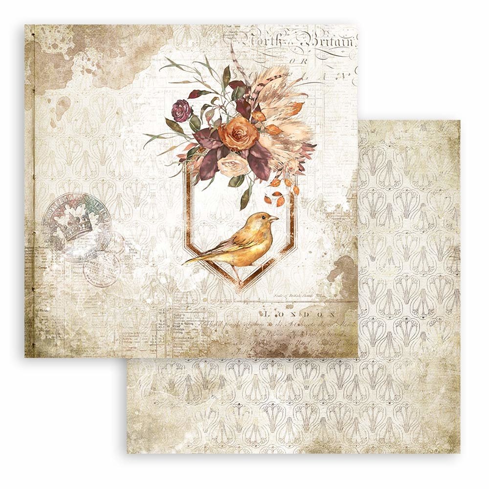 Stamperia Paper Pad 12X12 - Our Way - 6