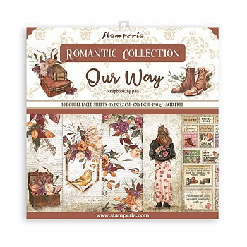 Stamperia Paper Pad 6x6 - Our Way