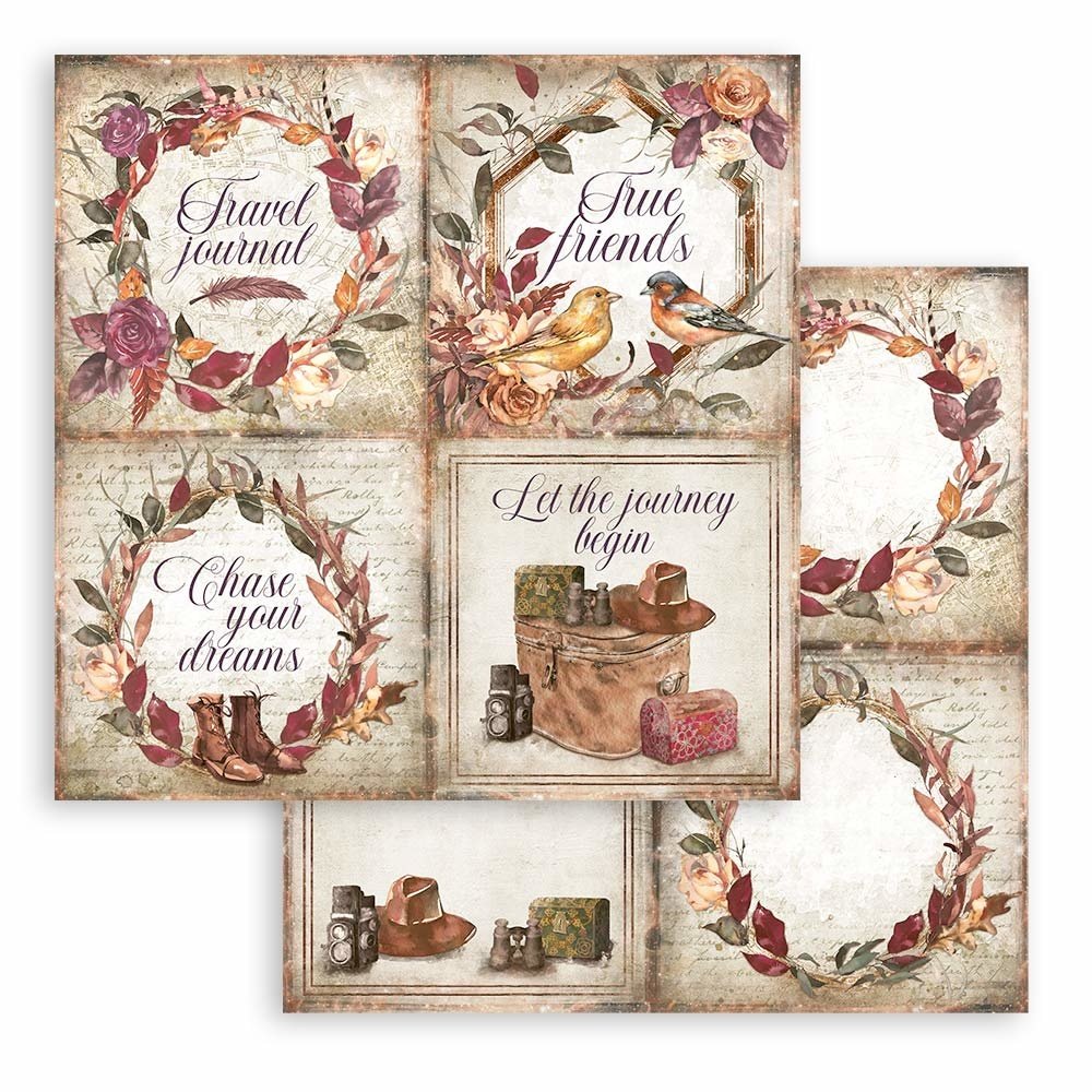 Stamperia Paper Pad 6x6 - Our Way - 6