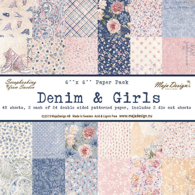 Maja Design Denim & Girls - Paperpack 6"x6"
