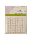 CraftEmotions Self-adhesive hook and loop rounds 10 mm