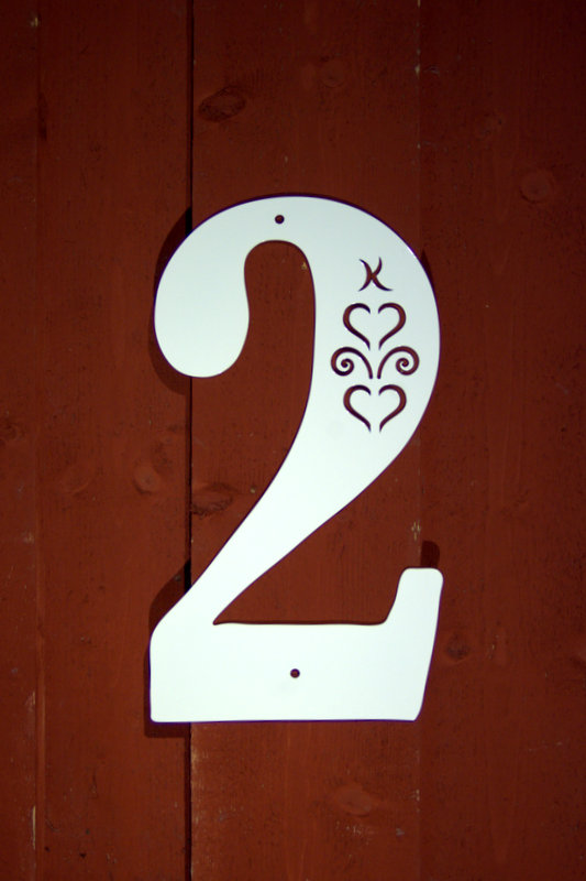FASADSIFFRA nr 2 HJÄRTESPIRA - 5