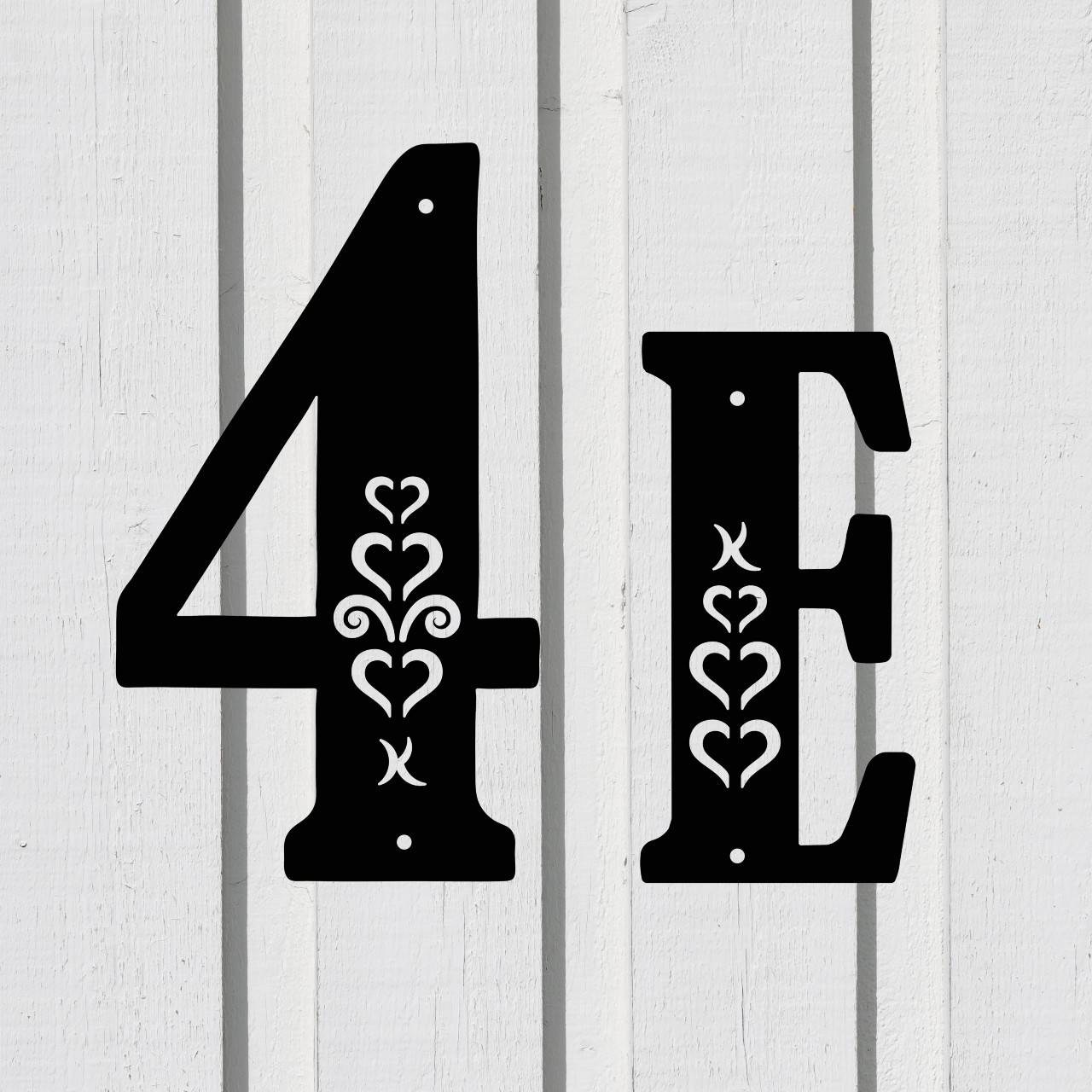 FASADSIFFRA nr 4 HJÄRTESPIRA - 3