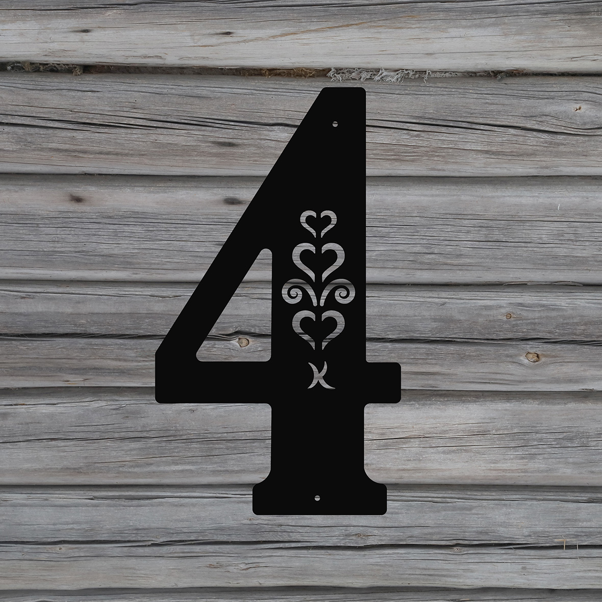 FASADSIFFRA nr 4 HJÄRTESPIRA - 6