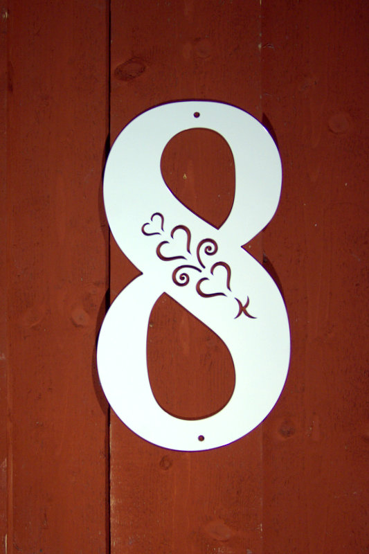 FASADSIFFRA nr 8 HJÄRTESPIRA - 5