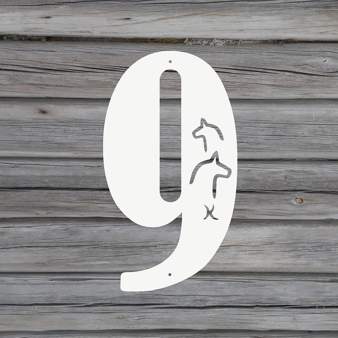 FASADSIFFRA nr 9 DALAHÄST