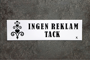 HJÄRTERANKA INGEN REKLAM TACK