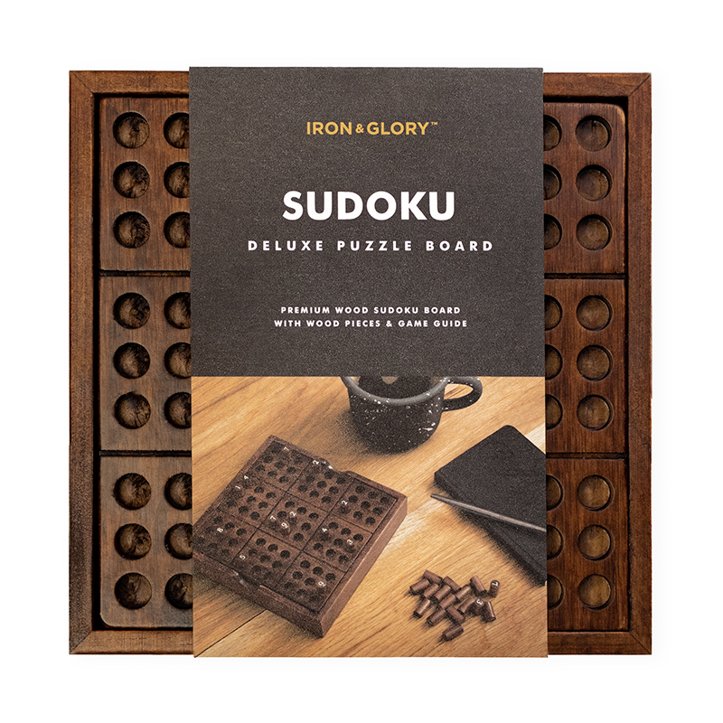 Ett sudokuspel i trä