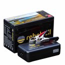 Kajakpaket med 18 Ah Rebelcell Li-ion batteri med laddare, X-POWER givarhållare och monteringsskena