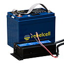Paket med Rebelcell 12V140 och 12.6V35A laddare