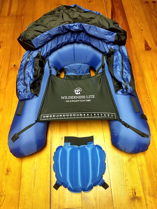 Backpacker Pro Flytring med ice-out uppblåsbart säte