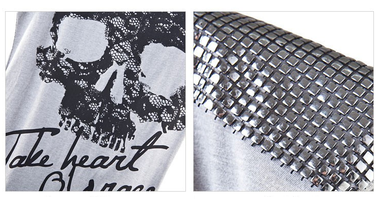 Döskalle t-shirt grå  - 5