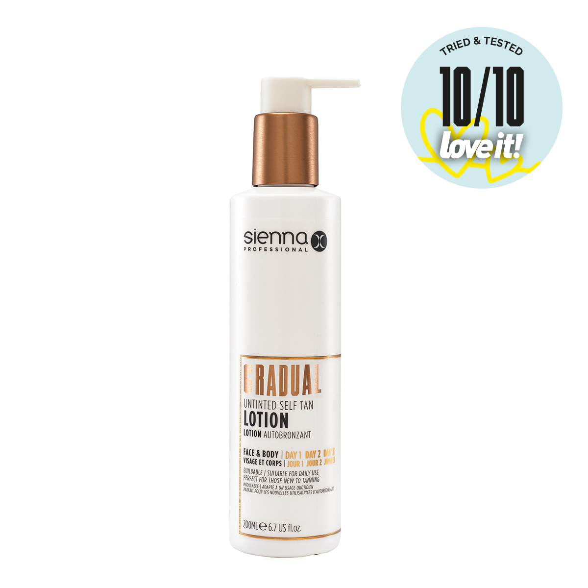 Sienna X Gradual Self Tan Lotion   200ml 4% DHA - 2