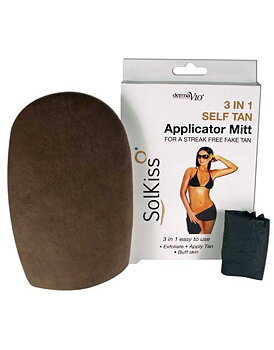 Brun utan sol appliceringshandske