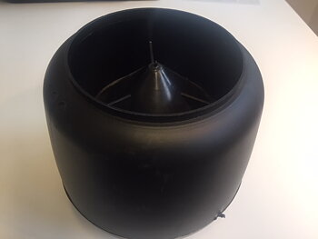 Regnhatt till 110mm rör. Art.nr: 600