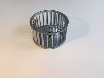Fläkthjul diameter 10,6cm för motor med 2800/3000 rpm. Art.nr: WHE001 