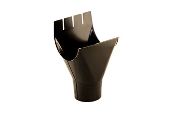 Omvikningskupa Svart 150/100 mm