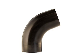 Rörvinkel Svart 100 mm