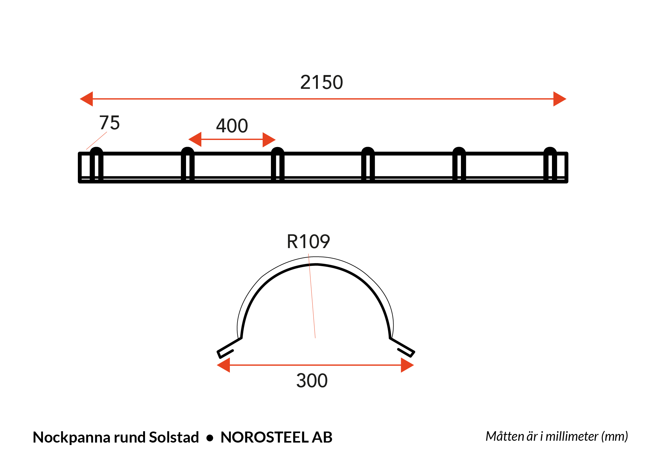 Nockpanna rund Solstad, Svart - 2