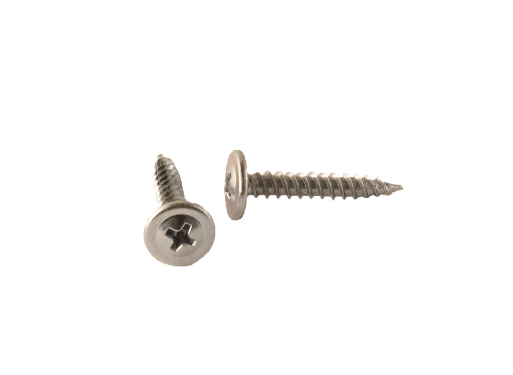 Montageskruv Vass Spets 4,2x25 mm, Blank 500 st
