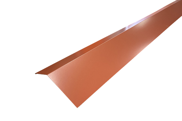 Takfotsplåt 135x60x2500 mm, Tegelröd