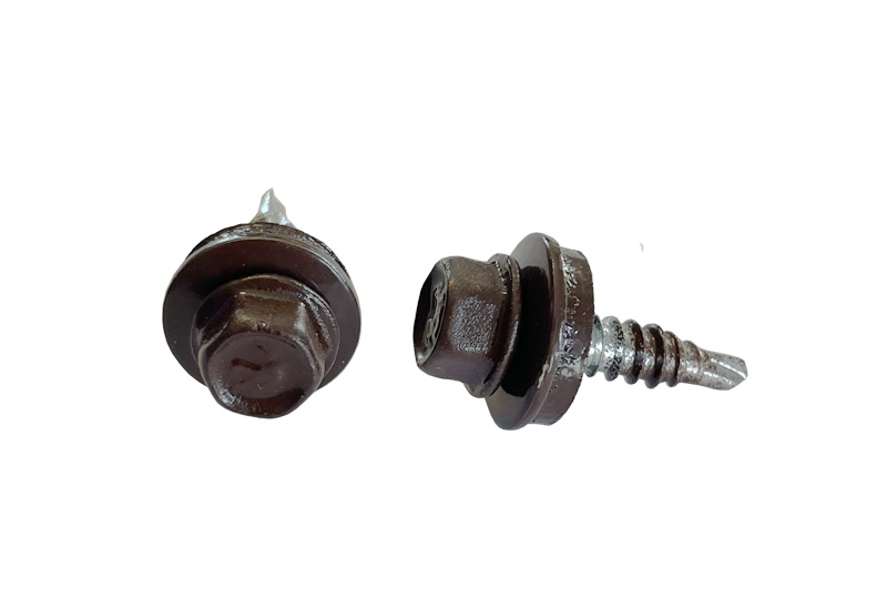 Överlappskruv 4,8x19 mm, Brun 250 st