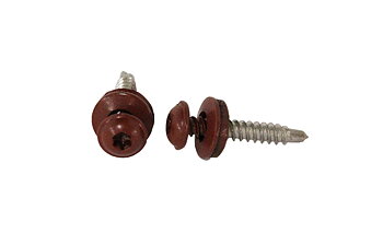 Vattbrädesskruv 4,2x25 mm, Mörkröd 250 st