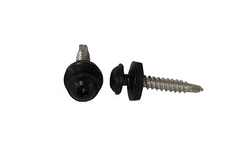 Vattbrädesskruv kolstål 4,2x25 mm, Svart 250 st