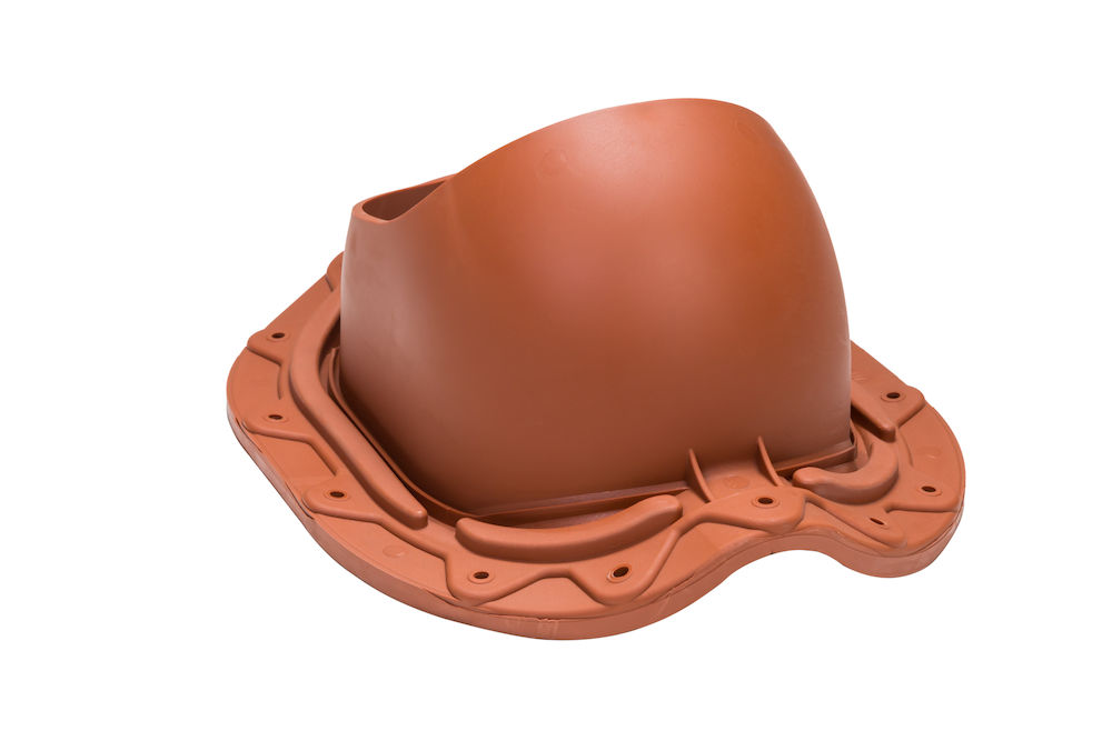 Vilpe Plåtpannegenomföring Tegelröd