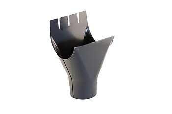 Omvikningskupa Grå 150/90 mm