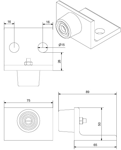 Golvstopp 109 Enkel Henderson - 2