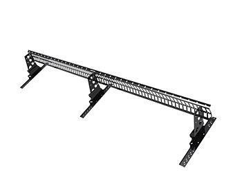 Snörasskydd snögrind bärläkt till betongpannor 2,4m, Svart