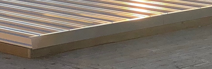 Täcksidor till poolplåt, 2500 mm