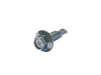 Balkskruv med fläns 6,3x25 mm, Kolstål 250 st